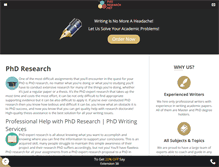 Tablet Screenshot of phdresearch.net